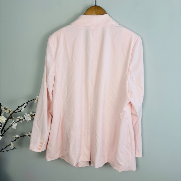 Lane Bryant  Single Button Pale Pink Blazer Size 18 - Picture 4 of 4